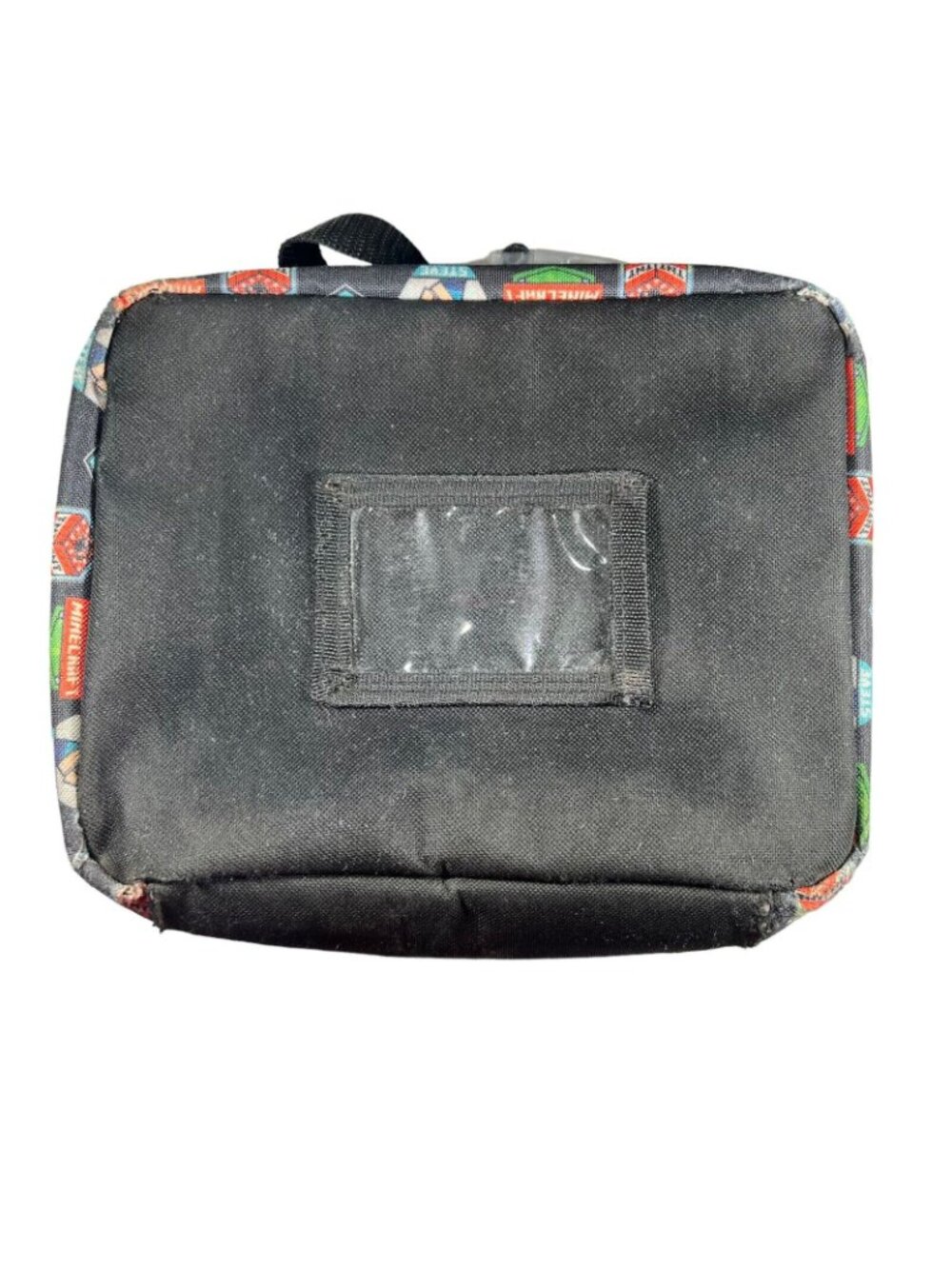 Minecraft Creeper Backpack Detachable Lunch Bag School Kids Boys Black Green - Picture 8 of 16